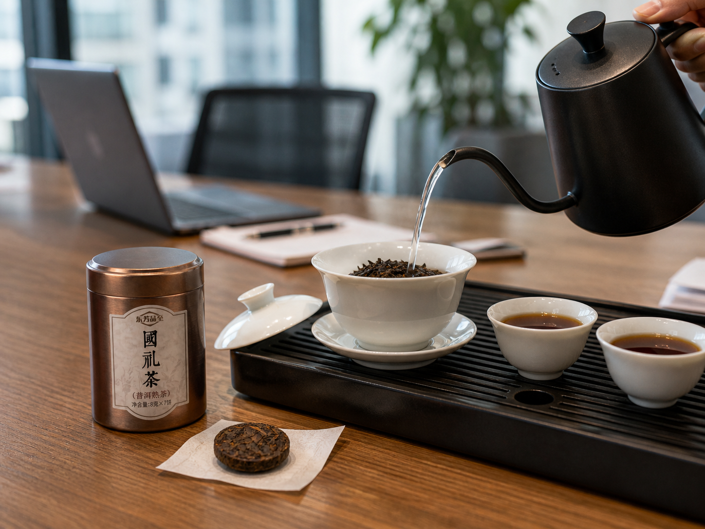 How to Brew Ripe Pu-erh Tea at the Office