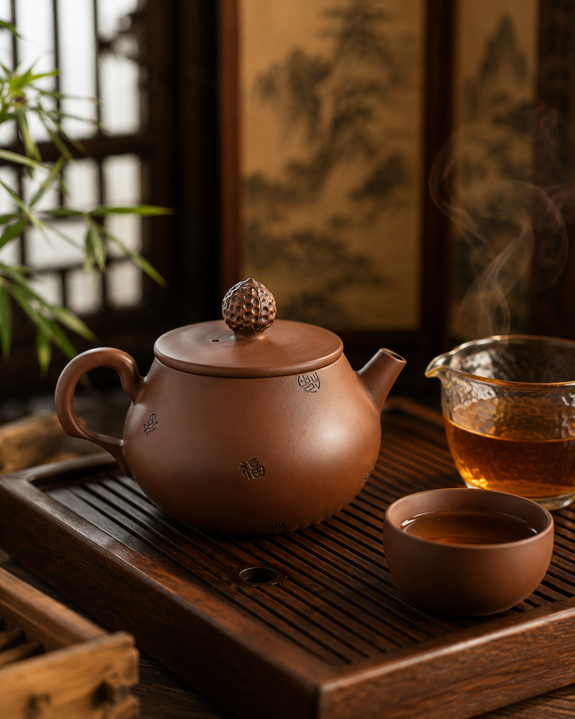Jianshui – Hundred Blessings Teapot No.3