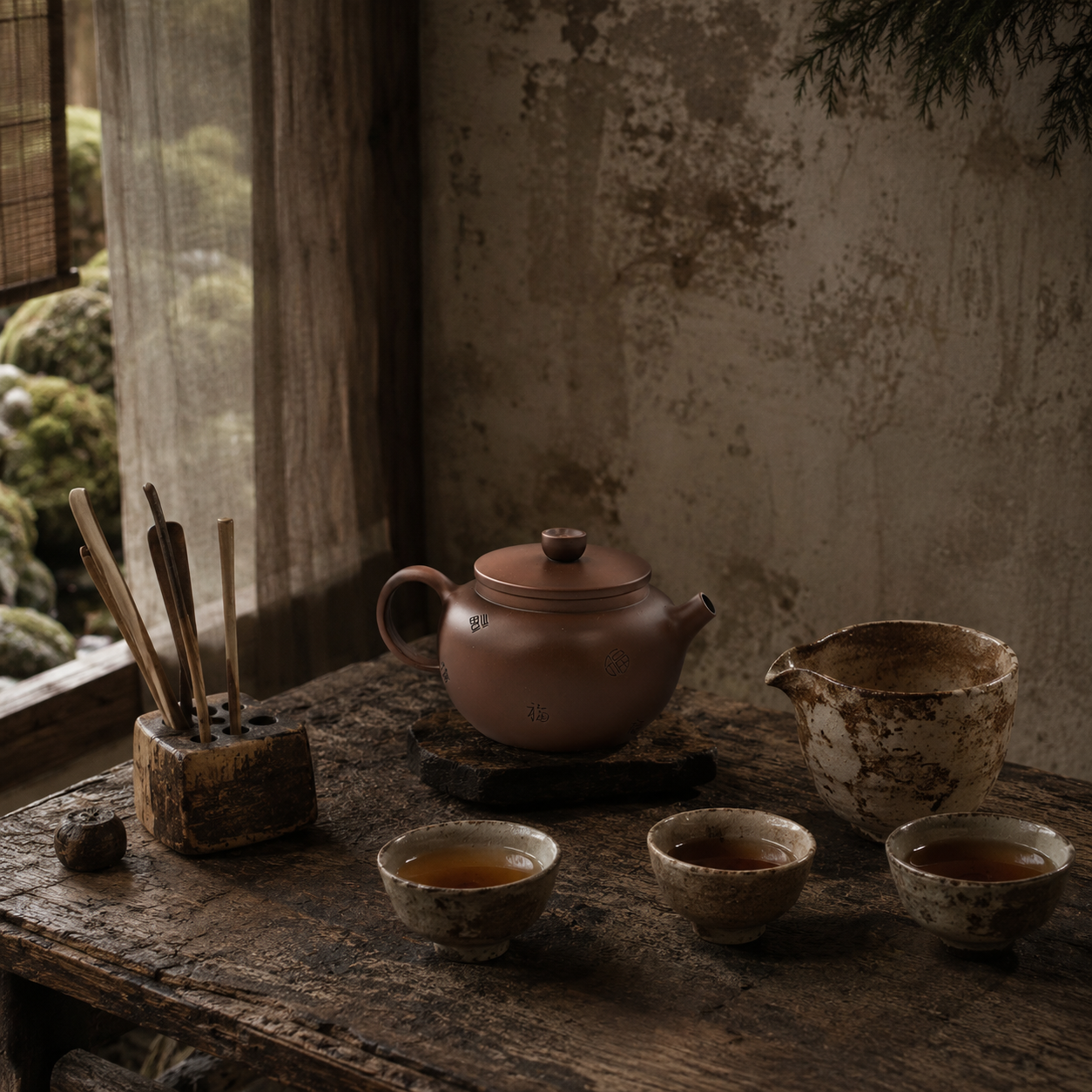 建水 - 百福茶壶