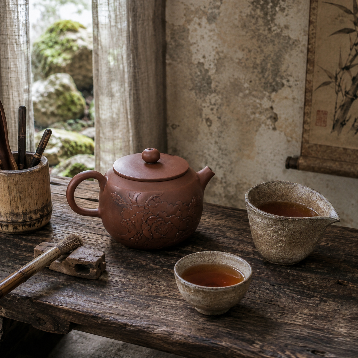 Jianshui  – Relief Teapot