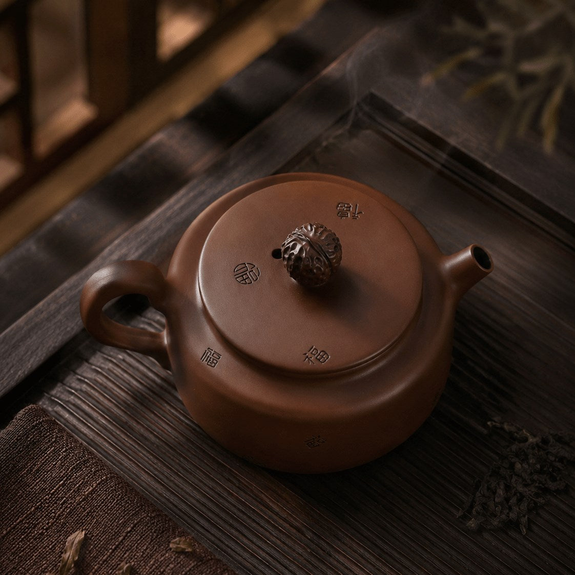 Natural tea setting