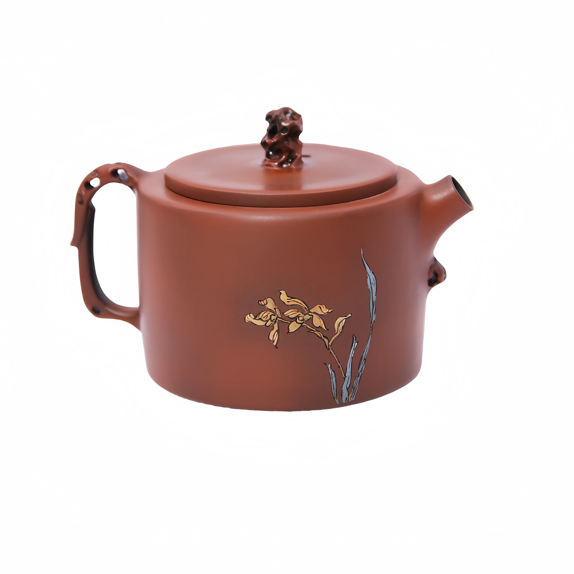 Jianshui – Jinglan Floral Teapot - OrientalSpirit