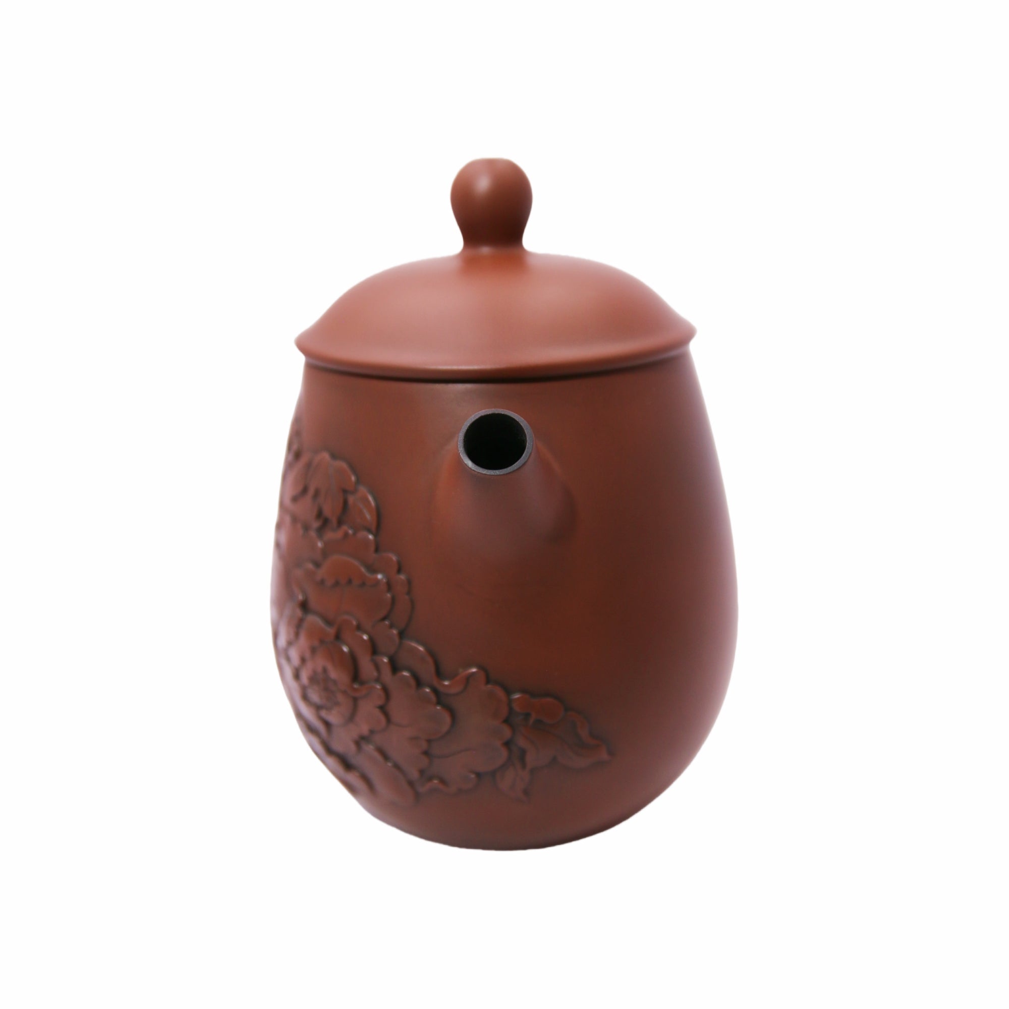 Jianshui – Lotus Relief Teapot - OrientalSpirit
