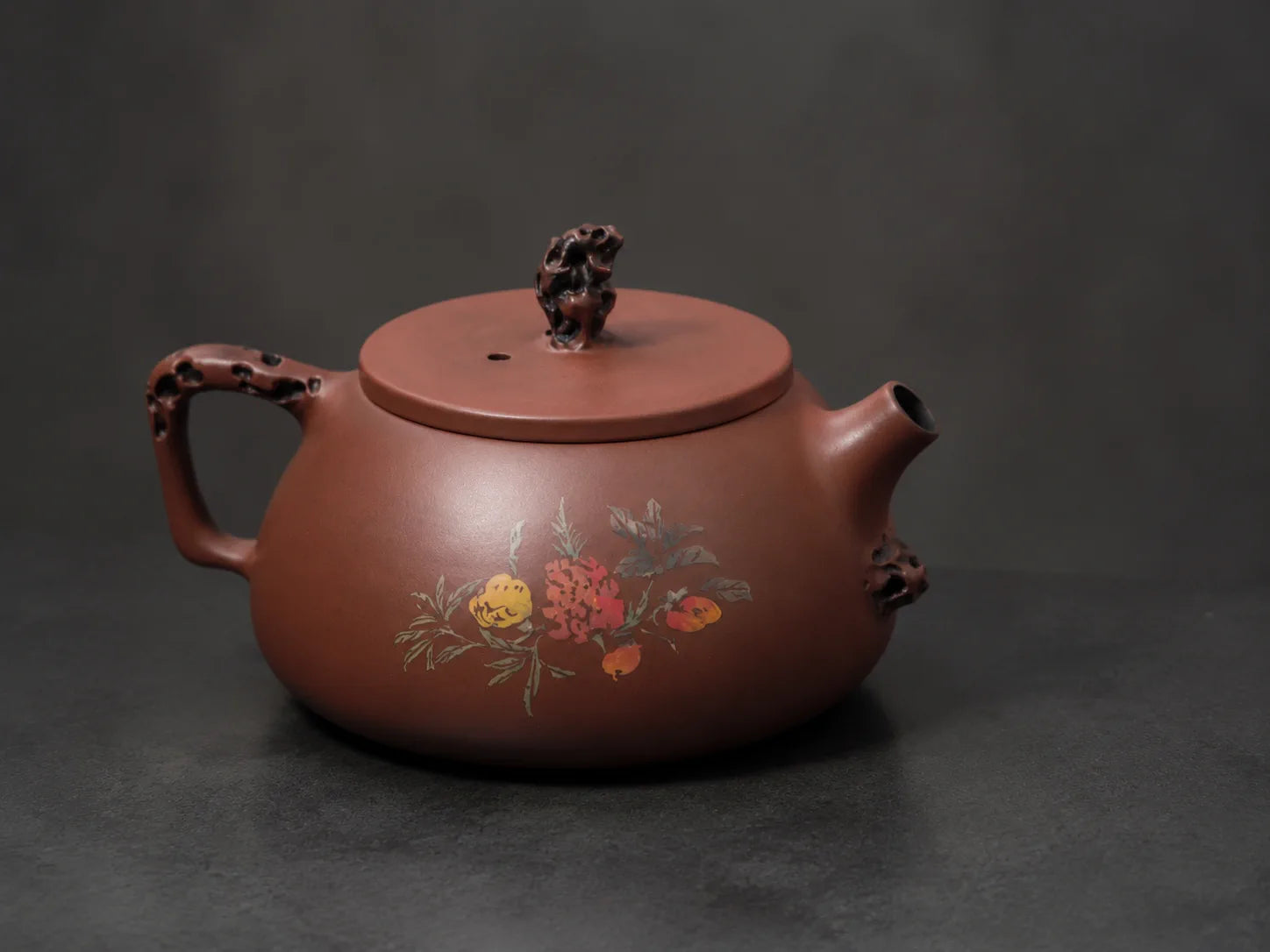 Blossom Stone Spout: low Shipiao-inspired body with a strong shoulder and short spout