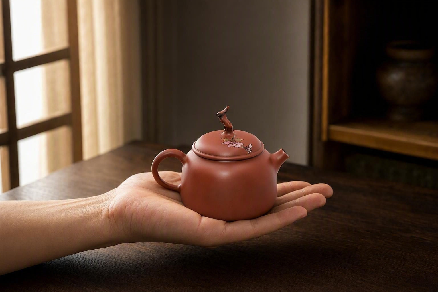 Jianshui – Floral Gourd Vessel in the product gallery