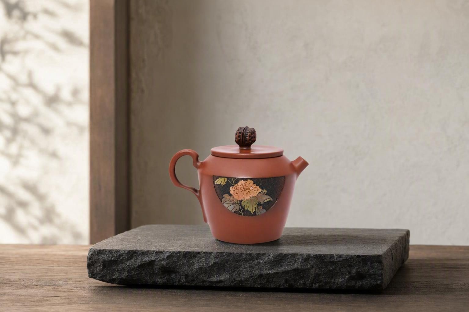 Jianshui – Floral Yangcai in an editorial setting